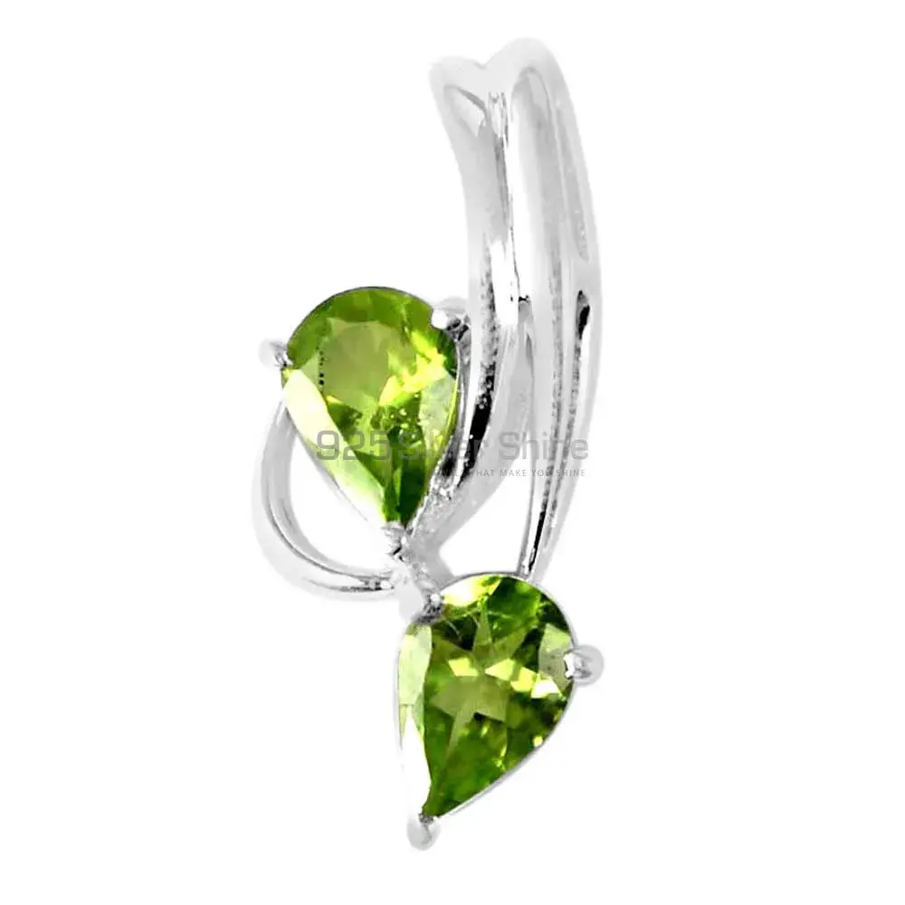 925 Sterling Silver Handmade Pendants In Peridot Gemstone Jewelry 925SP221-4_0