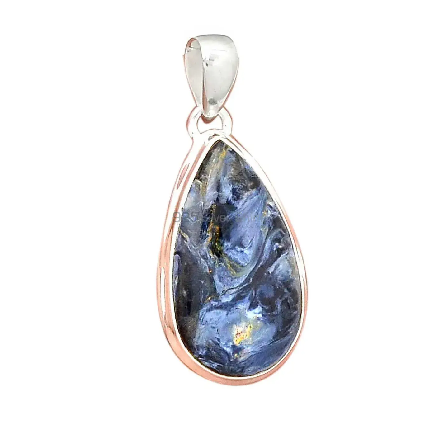925 Sterling Silver Handmade Pendants In Pietersite Gemstone Jewelry 925SP144_8