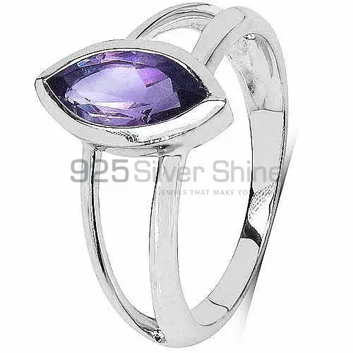 Sterling Silver Amethyst Anniversary Rings 925SR3069_2