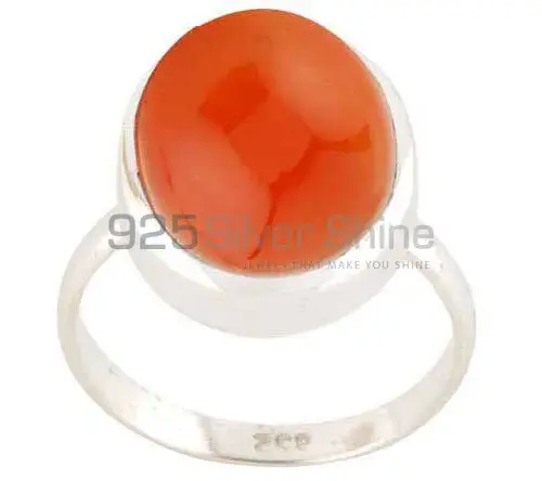 925 Sterling Silver Handmade Rings In Carnelian Gemstone Jewelry 925SR2753_1