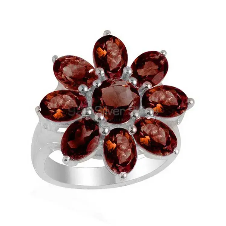 925 Sterling Silver Handmade Rings Exporters In Garnet Gemstone Jewelry 925SR2112_0