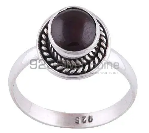 Garnet Gemstone Silver Engagement Rings 925SR2832