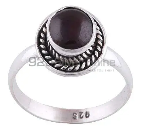 Garnet Gemstone Silver Engagement Rings 925SR2832_0