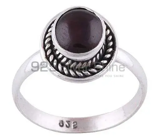 Garnet Gemstone Silver Engagement Rings 925SR2832_0