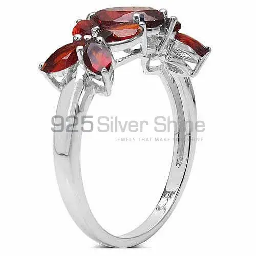925 Sterling Silver Handmade Rings Exporters In Garnet Gemstone Jewelry 925SR3321_0