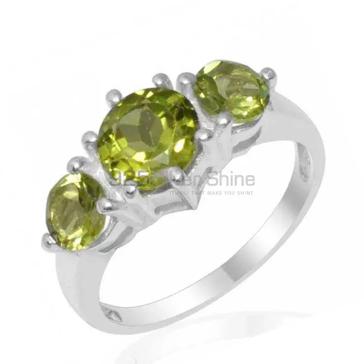 925 Sterling Silver Handmade Rings Exporters In Peridot Gemstone Jewelry 925SR1808_0