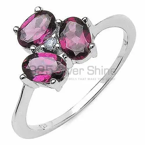 925 Sterling Silver Handmade Rings In Rhodonite Gemstone Jewelry 925SR3148_0