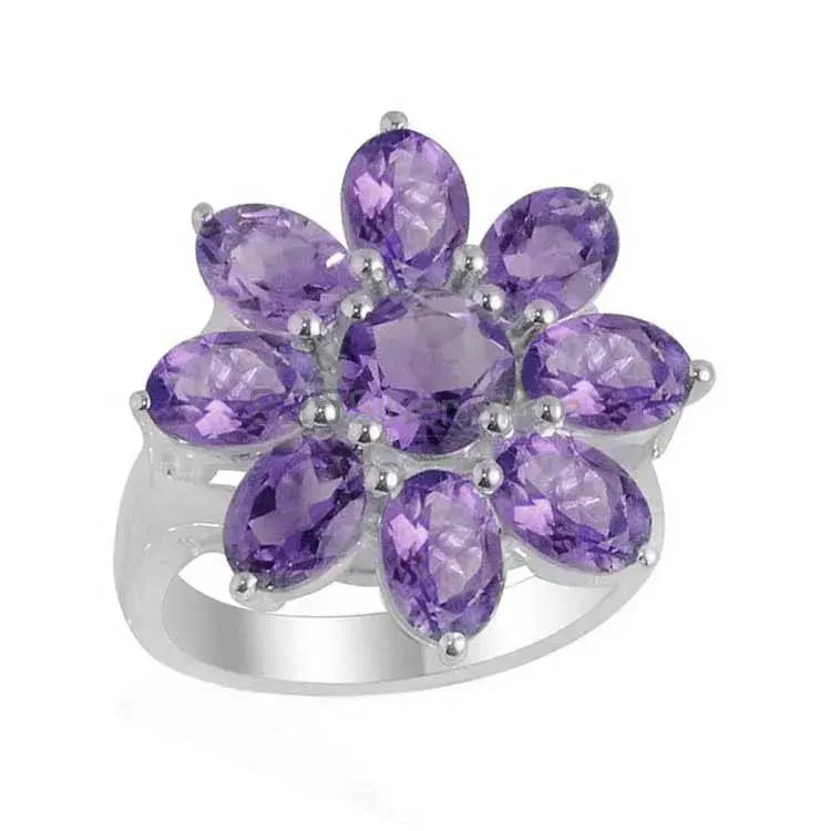 925 Sterling Silver Handmade Rings Manufacturer In Amethyst Gemstone Jewelry 925SR2110_0