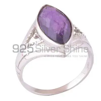 Sterling Silver Amethyst Couple Rings 925SR3907