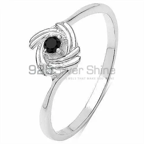 925 Sterling Silver Handmade Rings In Black Onyx Gemstone Jewelry 925SR3240_1