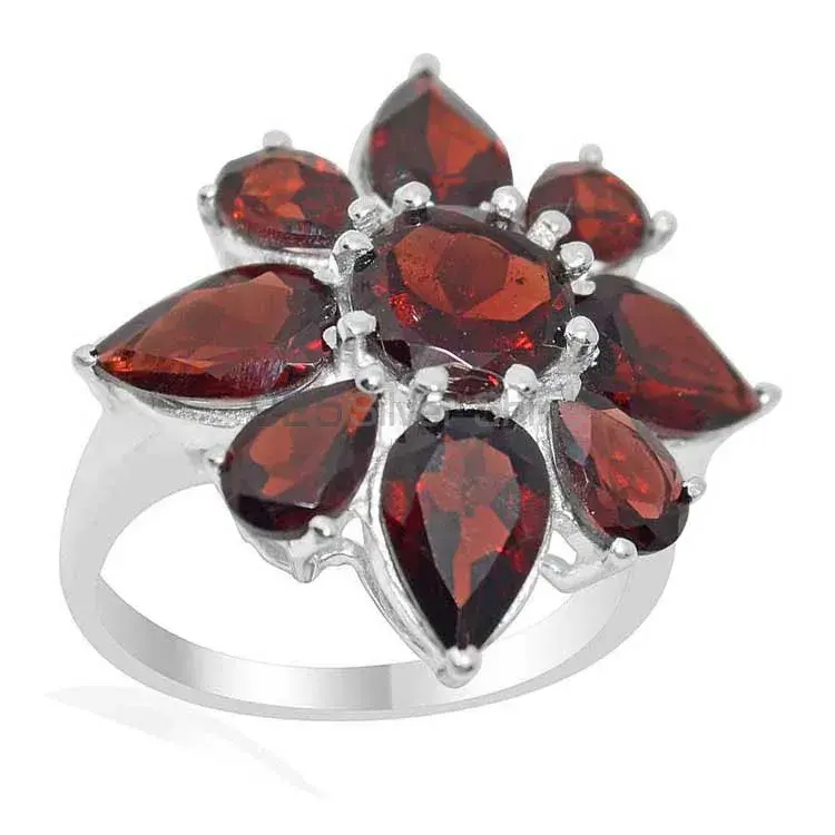 925 Sterling Silver Handmade Rings Manufacturer In Garnet Gemstone Jewelry 925SR2031_0