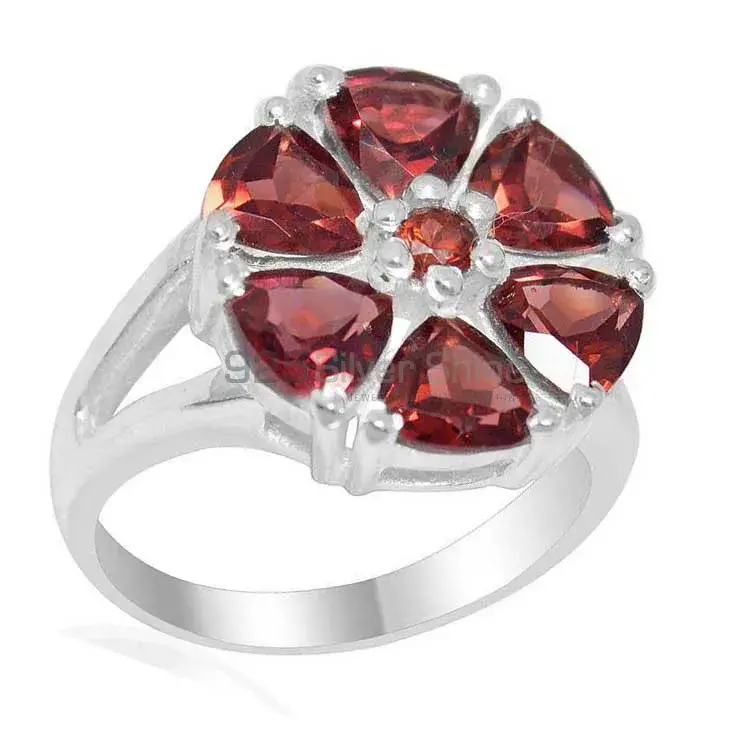 925 Sterling Silver Handmade Rings In Garnet Gemstone Jewelry 925SR2189_0