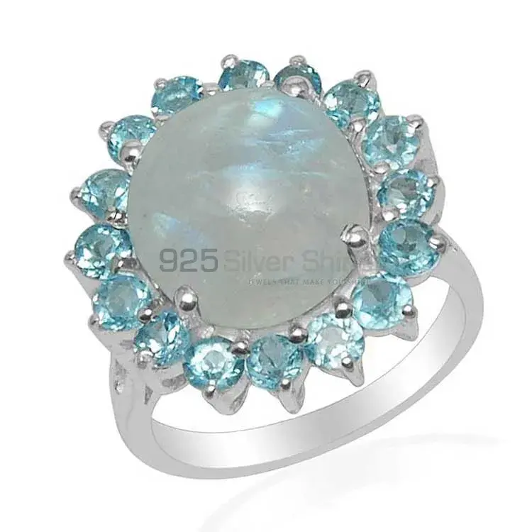 925 Sterling Silver Handmade Rings In Multi Gemstone Jewelry 925SR1490_0