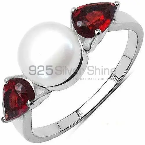 925 Sterling Silver Handmade Rings In Multi Gemstone Jewelry 925SR3067_0