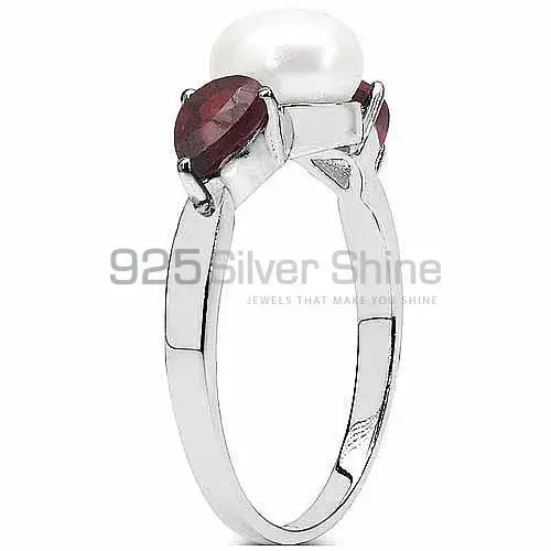 925 Sterling Silver Handmade Rings In Multi Gemstone Jewelry 925SR3067_1