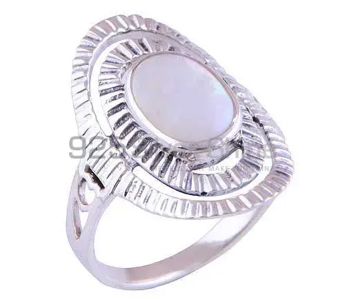 925 Sterling Silver Handmade Rings In Rainbow Moonstone Jewelry 925SR2909_0