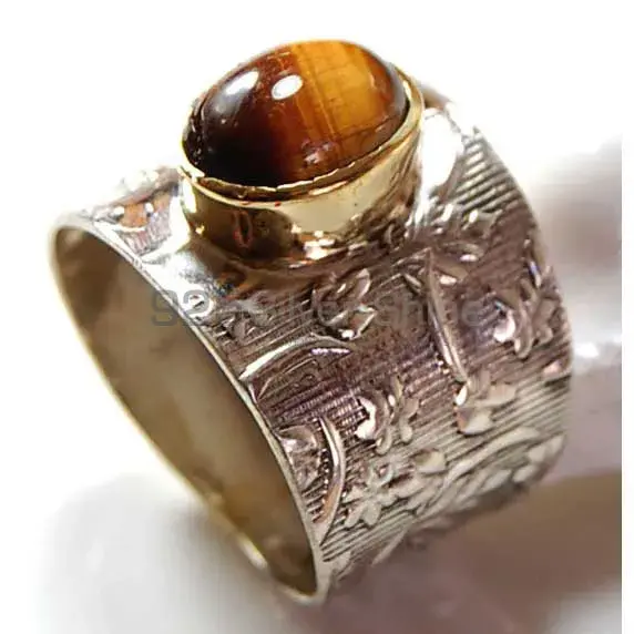 925 Sterling Silver Handmade Rings Manufacturer In Tiger's Eye Gemstone Jewelry 925SR3713_0