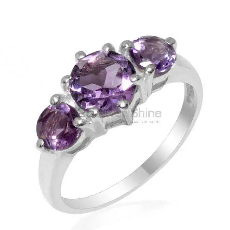 Filigree Sterling Silver Amethyst Rings 925SR1807_0