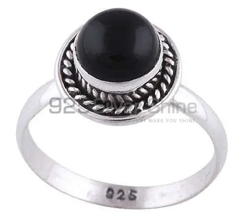925 Sterling Silver Handmade Rings In Black Onyx Gemstone Jewelry 925SR2831_0