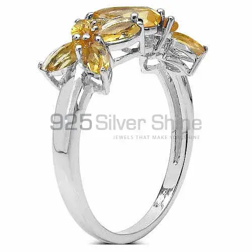 925 Sterling Silver Handmade Rings Suppliers In Citrine Gemstone Jewelry 925SR3320_0