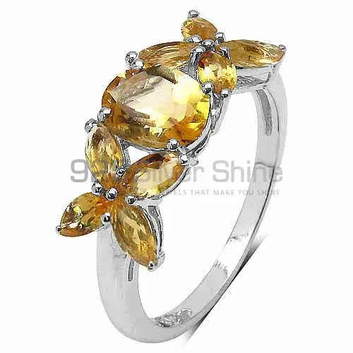 925 Sterling Silver Handmade Rings Suppliers In Citrine Gemstone Jewelry 925SR3320_1
