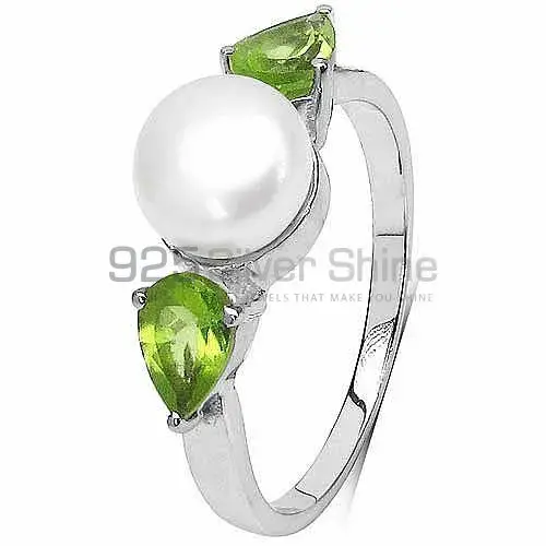 925 Sterling Silver Handmade Rings Suppliers In Multi Gemstone Jewelry 925SR3068_1