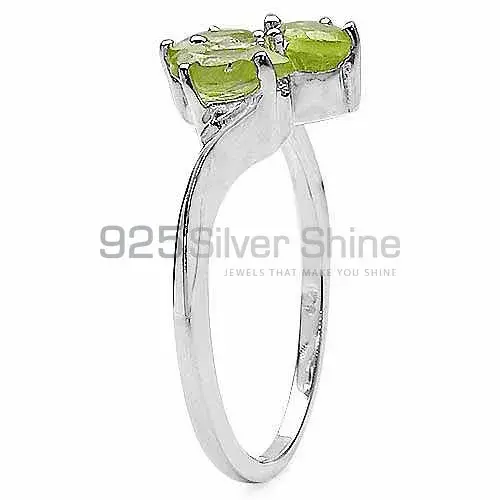 925 Sterling Silver Handmade Rings Suppliers In Peridot Gemstone Jewelry 925SR3147_2