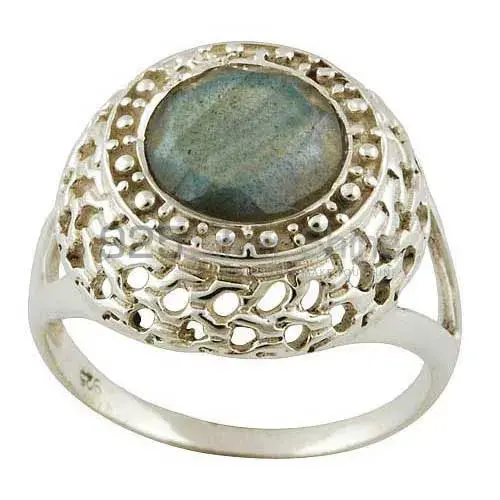 925 Sterling Silver Handmade Rings Suppliers In Labradorite Gemstone Jewelry 925SR3557