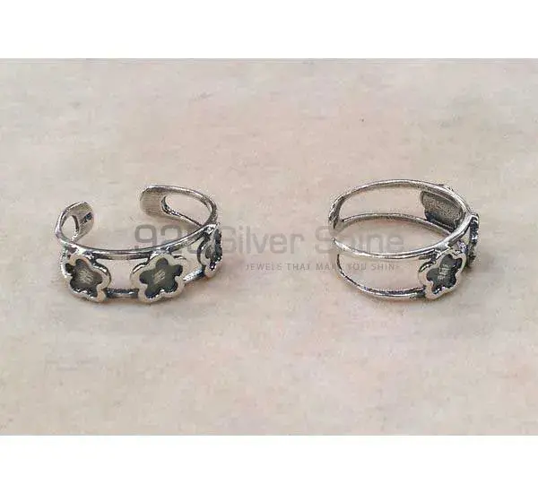 925 Sterling Silver Looking Toe Ring Jewelry