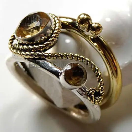 Citrine Designer Sterling Silver Engagement Rings 925SR3691