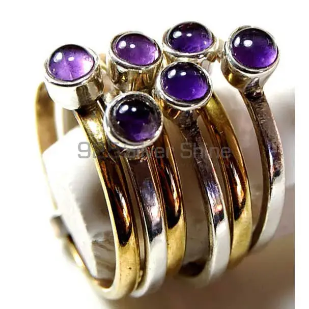 925 Sterling Silver Rings Exporters In Natural Amethyst Gemstone 925SR3768_0