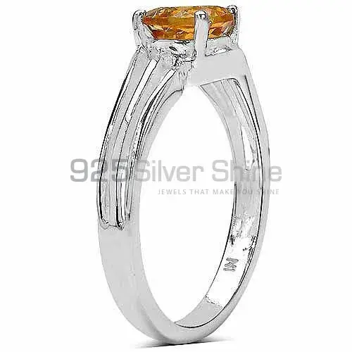 Citrine Birthstone Sterling Silver Rings 925SR3295_0