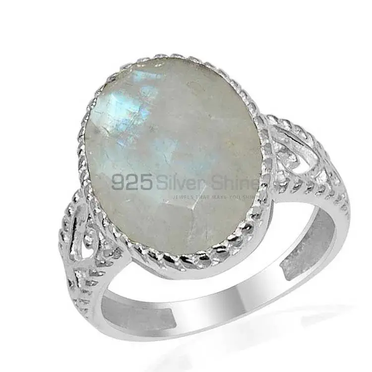 925 Sterling Silver Rings Exporters In Natural Rainbow Moonstone 925SR1624_0