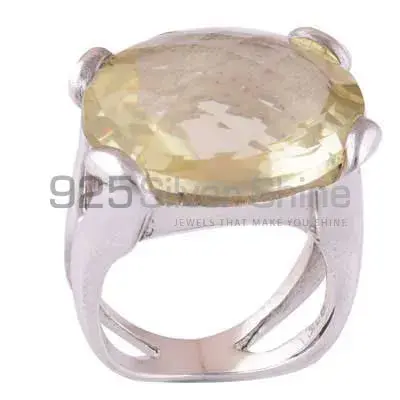 Sterling Silver Citrine Anniversary Rings 925SR3454