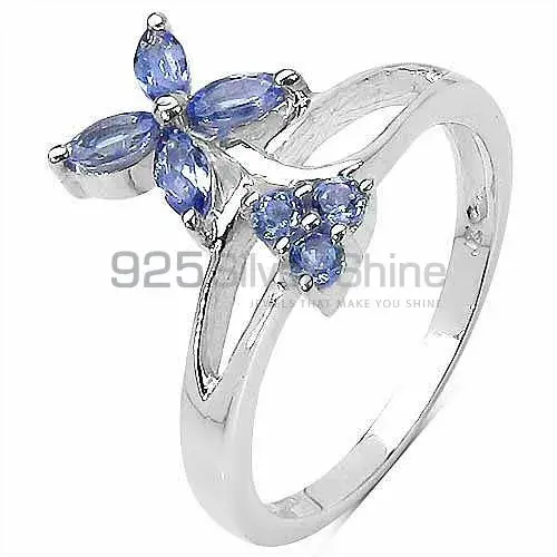 925 Sterling Silver Rings Exporters In Semi Precious Tanzanite Gemstone 925SR3217_1