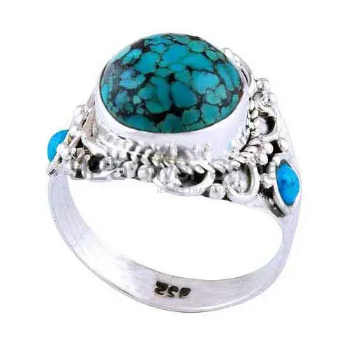925 Sterling Silver Rings Exporters In Semi Precious Turquoise Gemstone 925SR2965_0