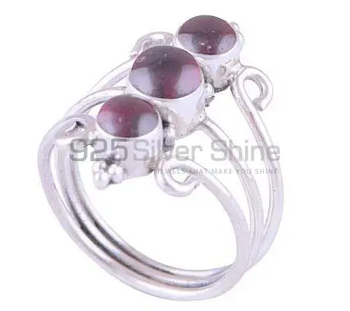 925 Sterling Silver Rings In Genuine Garnet Gemstone 925SR2860_0