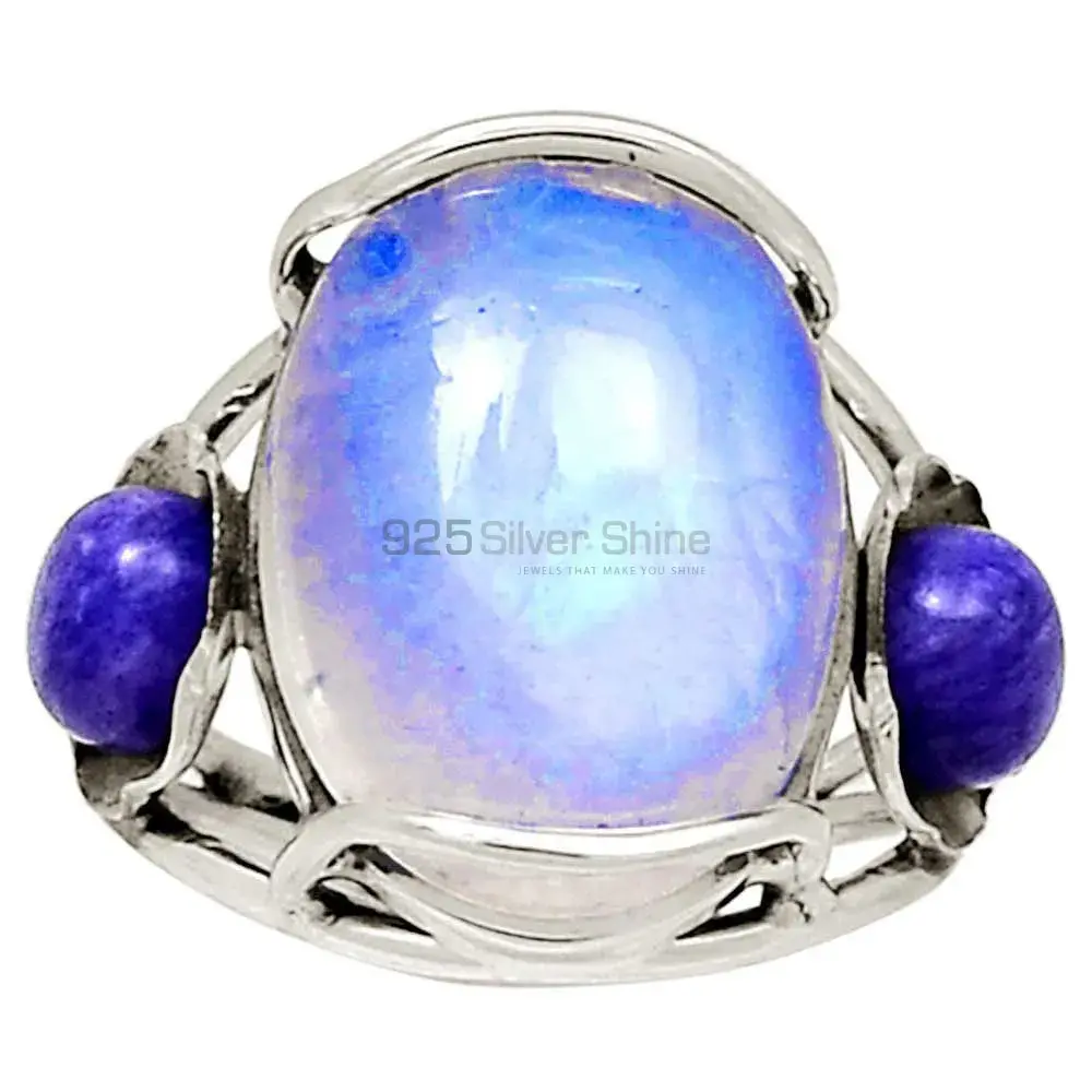 925 Sterling Silver Rings In Genuine Multi Gemstone 925SR2219_0