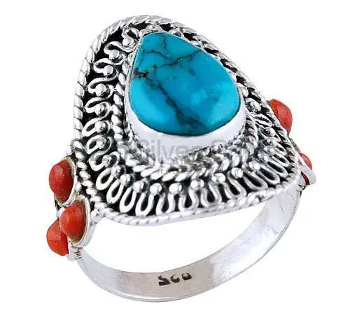 925 Sterling Silver Rings In Genuine Multi Gemstone 925SR2939_0