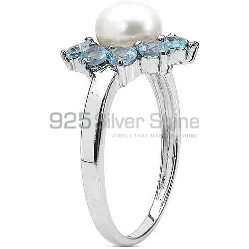925 Sterling Silver Rings In Genuine Multi Gemstone 925SR3097_1