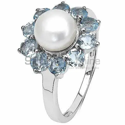925 Sterling Silver Rings In Genuine Multi Gemstone 925SR3097_2