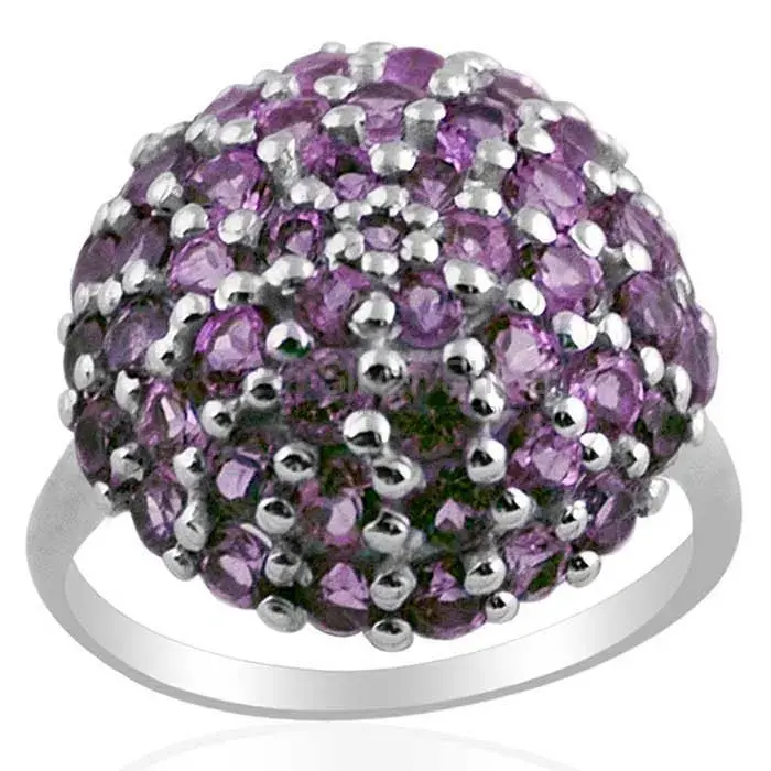 925 Sterling Silver Rings In Natural Amethyst Gemstone 925SR1439