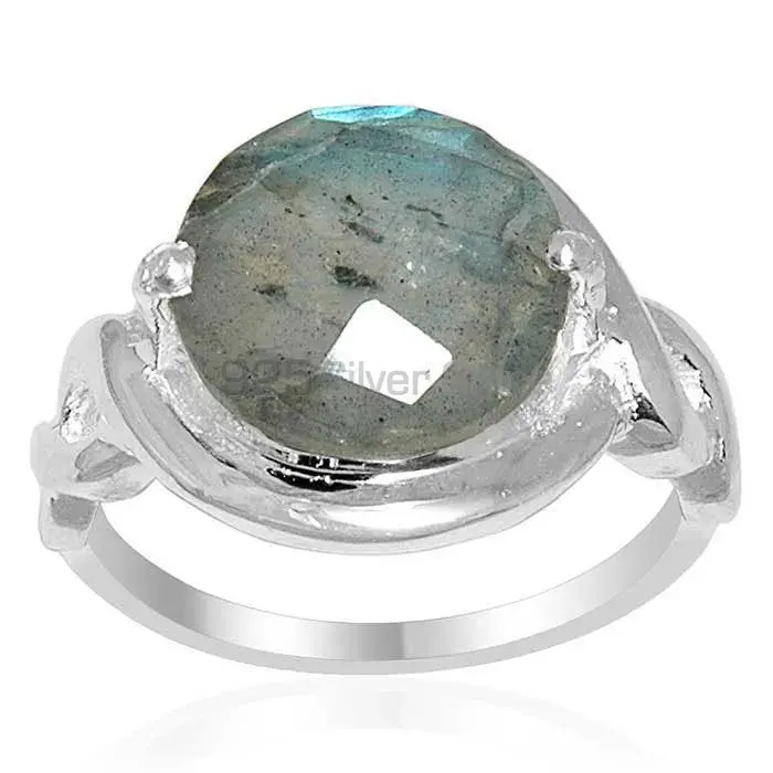 925 Sterling Silver Rings In Natural Labradorite Gemstone 925SR1597
