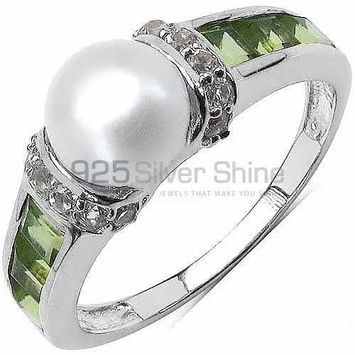 925 Sterling Silver Rings In Natural Multi Gemstone 925SR3095