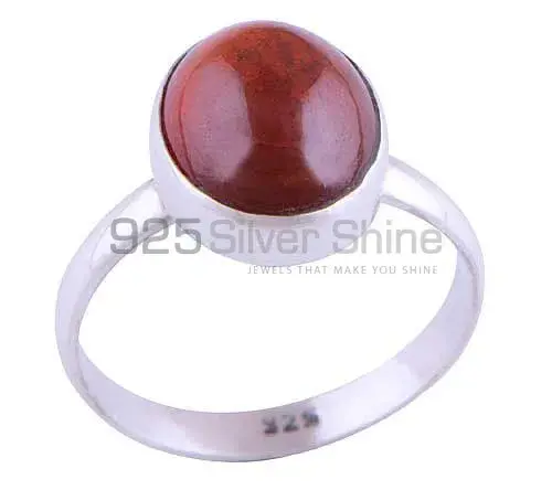925 Sterling Silver Rings In Natural Red Jasper Gemstone 925SR2858