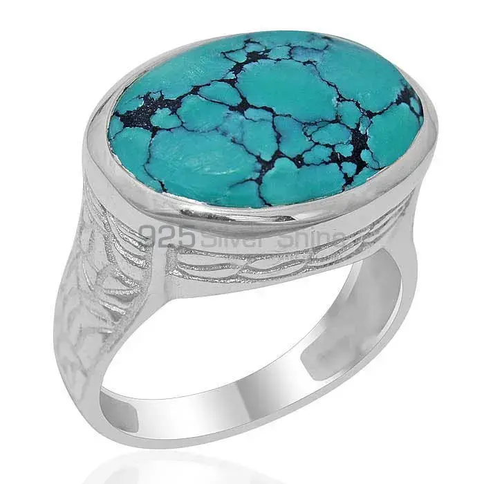 925 Sterling Silver Rings In Natural Turquoise Gemstone 925SR1901