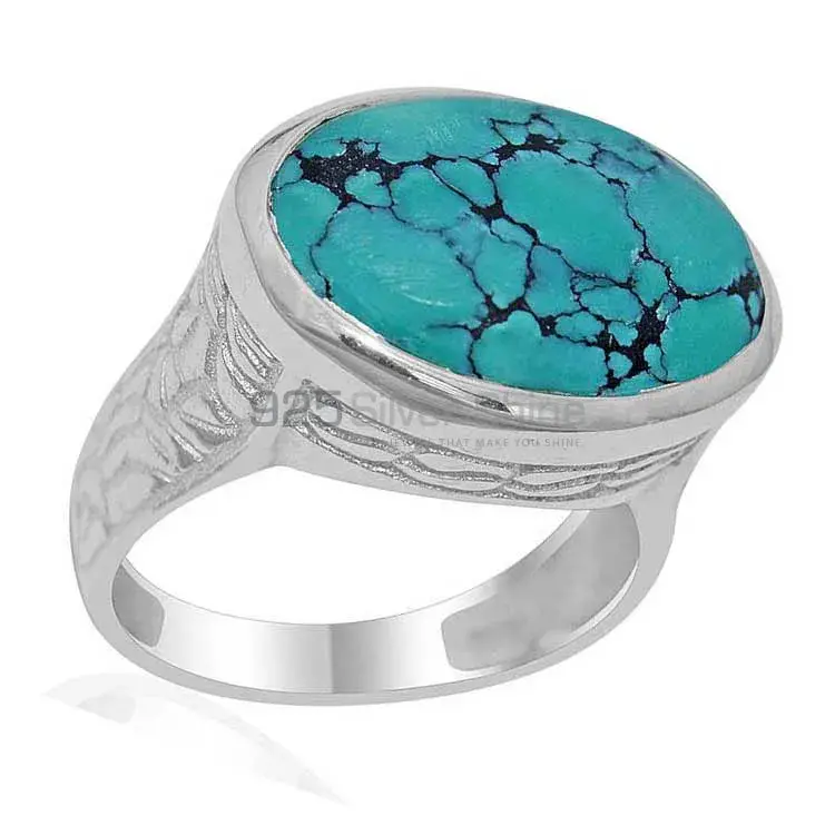 925 Sterling Silver Rings In Natural Turquoise Gemstone 925SR1901_1