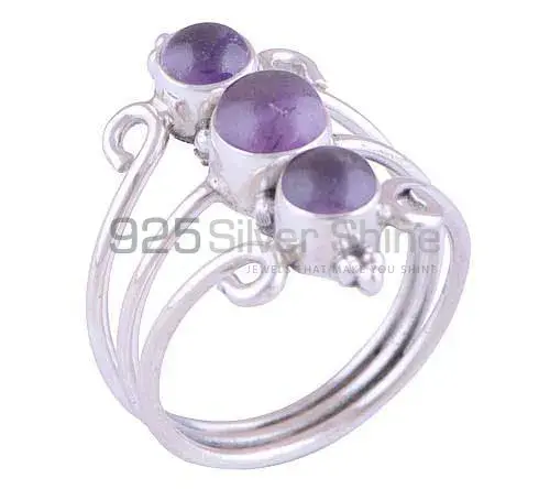 925 Sterling Silver Rings In Semi Precious Amethyst Gemstone 925SR2859_0