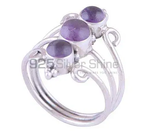 925 Sterling Silver Rings In Semi Precious Amethyst Gemstone 925SR2859_0