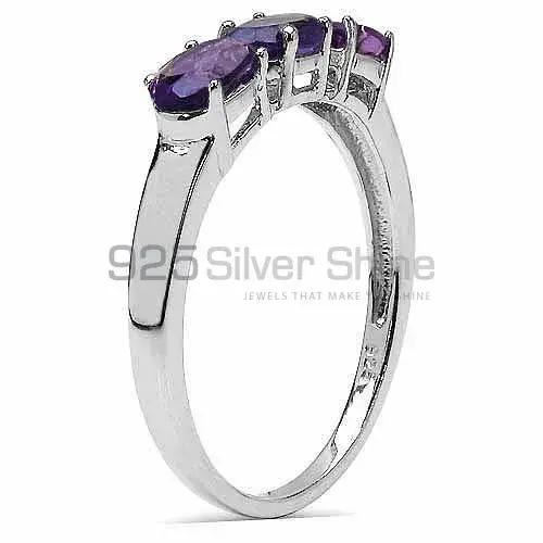 925 Sterling Silver Rings In Semi Precious Amethyst Gemstone 925SR3269_0